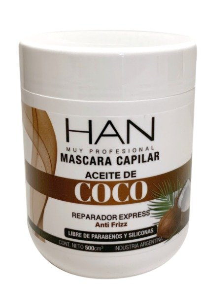 ACEITE DE COCO baño de crema Pote x 500g