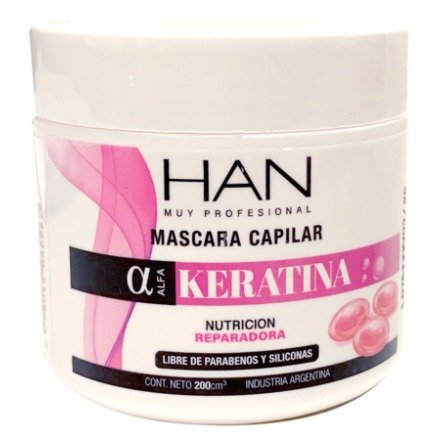 BAÑO CREMA  KERATINA Pote x 200 gr.
