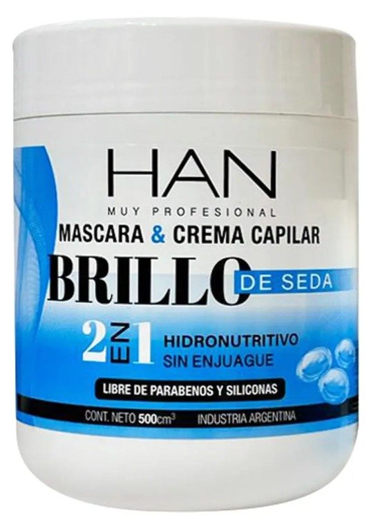 BRILLO DE SEDA  2 en 1 Baño de crema  Pote x 500 grs