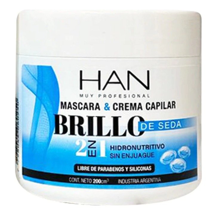 BRILLO DE SEDA  2 en 1 Baño de crema Pote x 200g