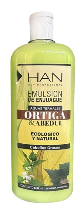 Crema enjuague  Ortiga y Abedul     Grasos
