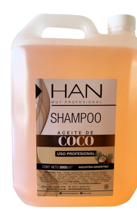 Shampoo ACEITE DE COCO  x5000cc