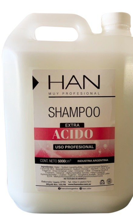 Shampoo Ácido Antioxidante x5000cc
