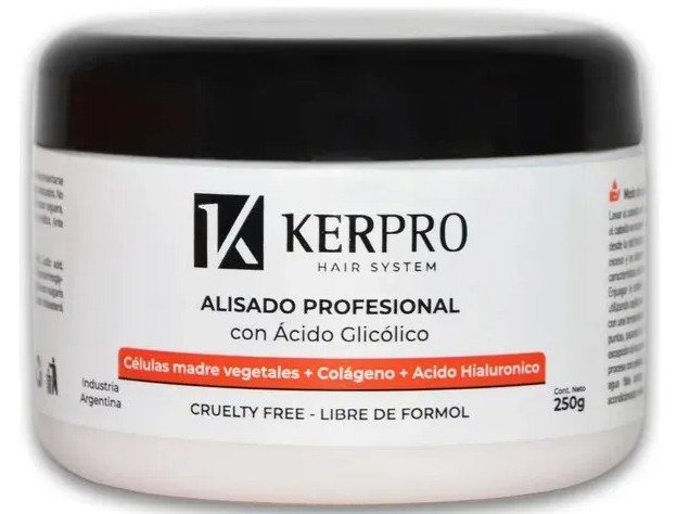 Alisado celulla madre, colageno + acido ialuronico - naranja-  250grs