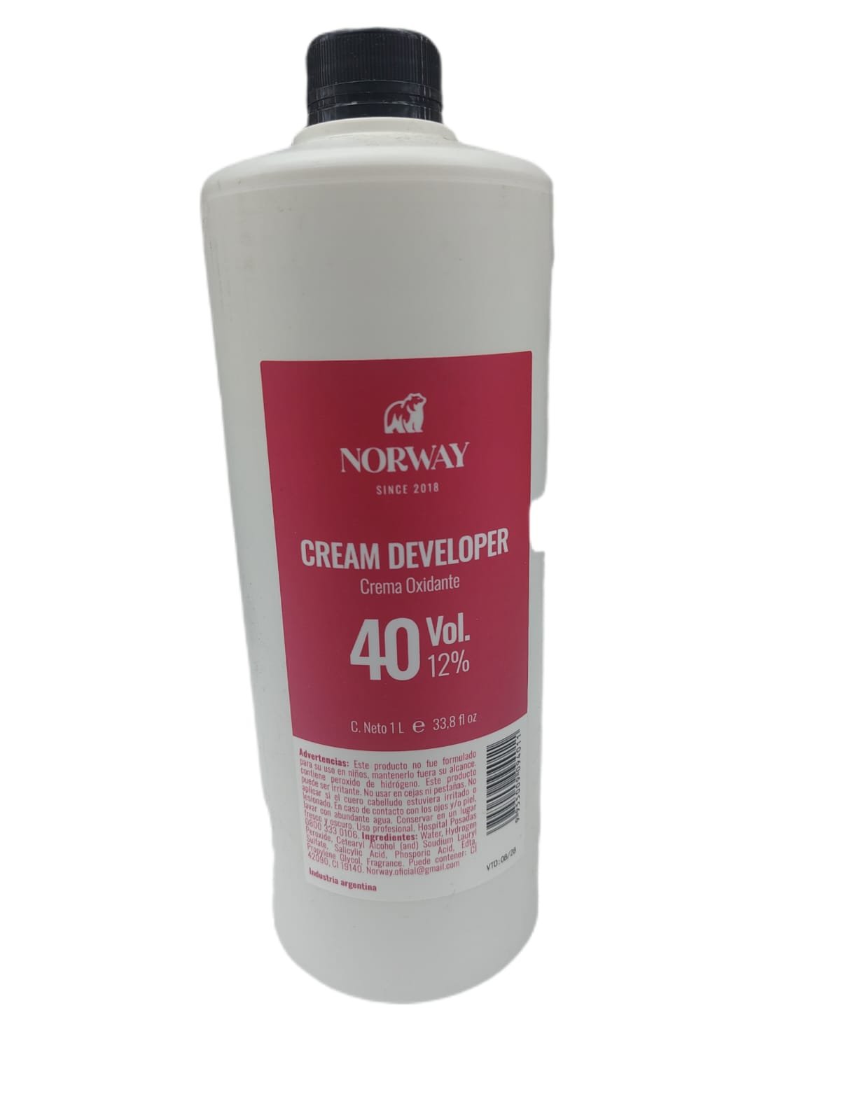 Crema Oxidante 40 vol x1lts