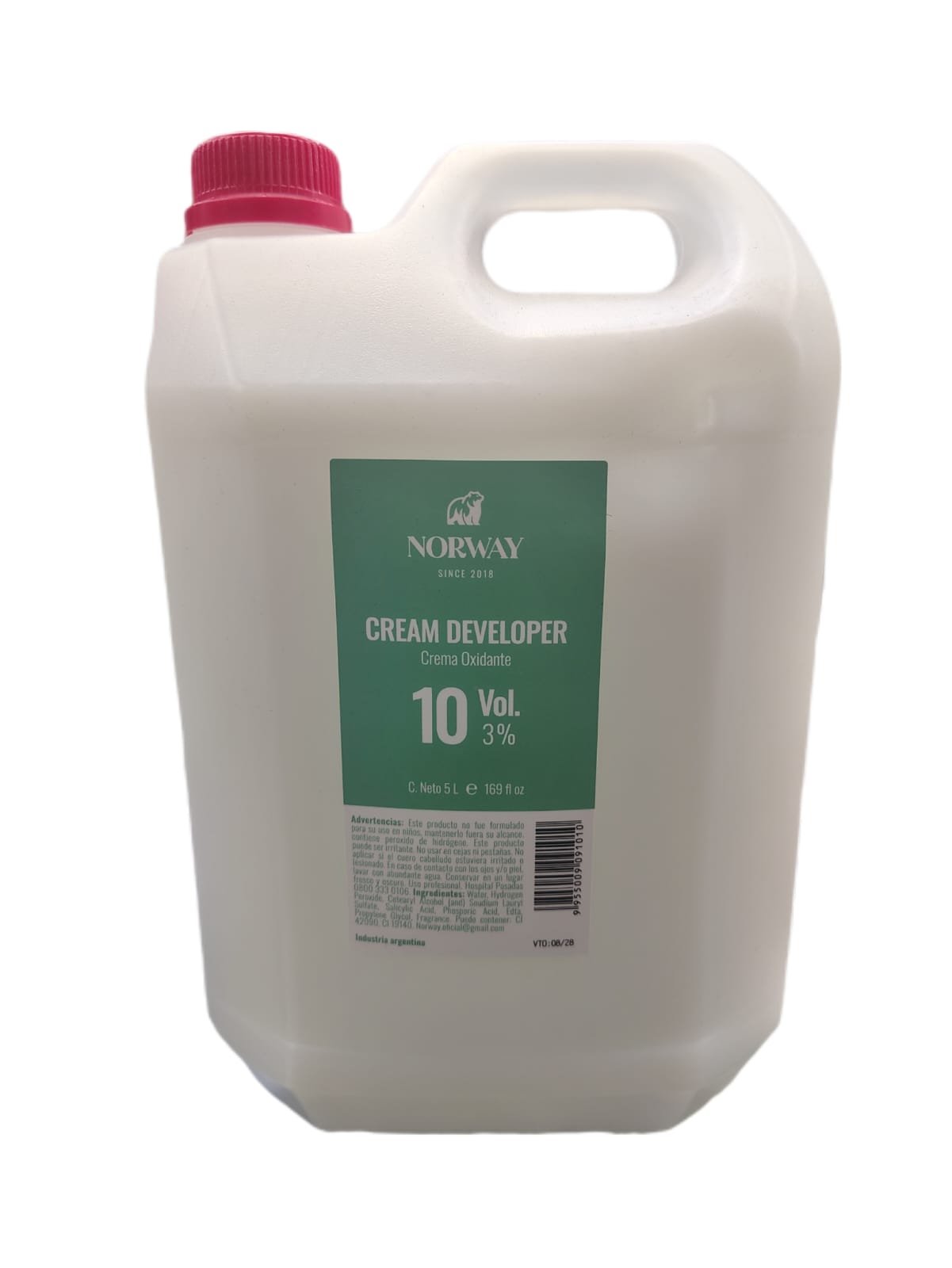 Crema Oxidante 10Vol x5lts