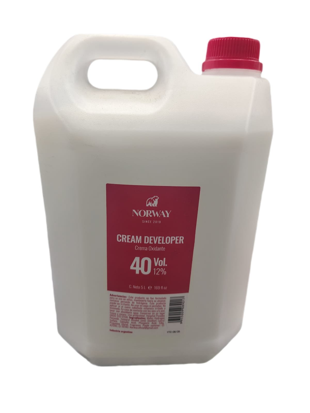 Crema Oxidante 40 vol x5lts